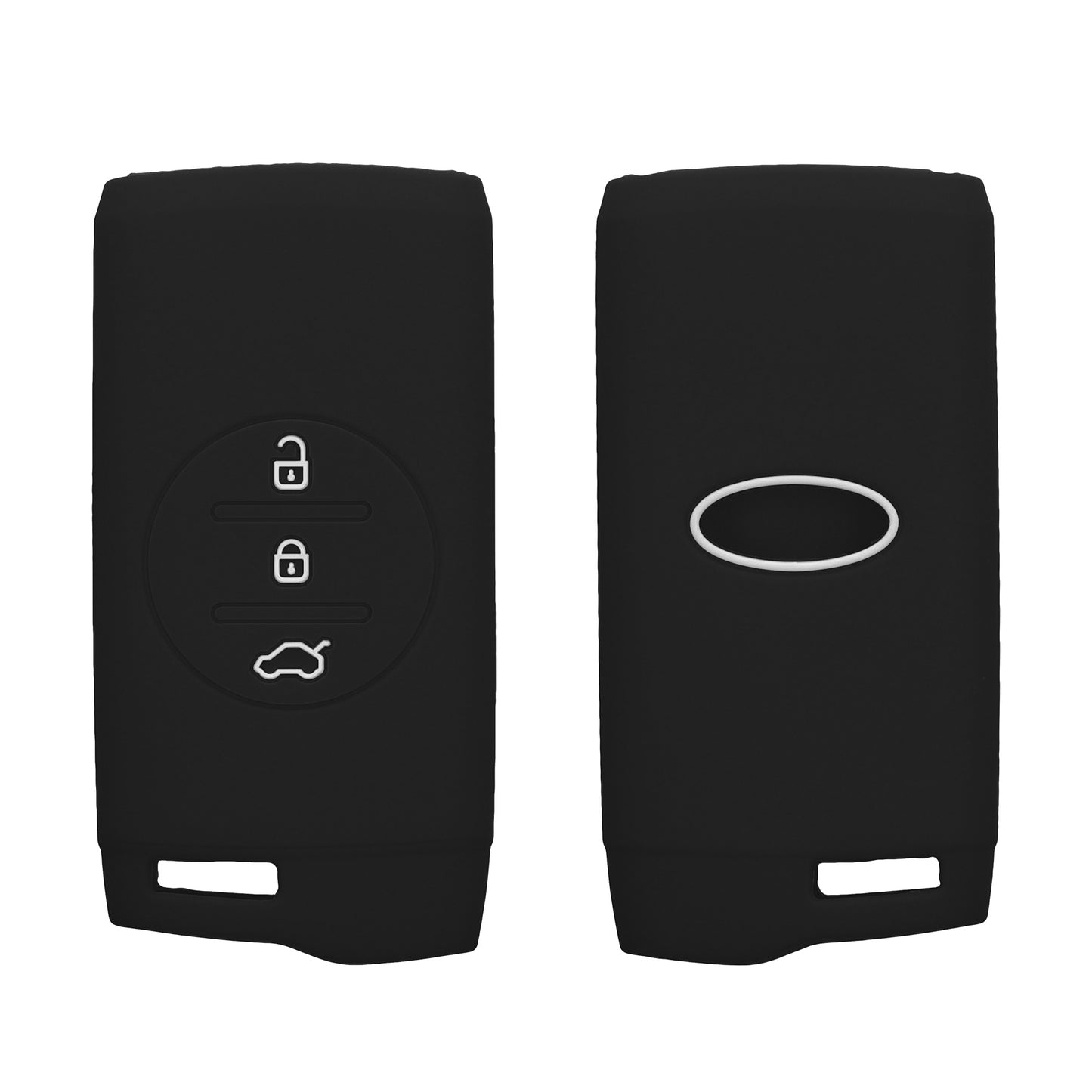 kwmobile Autoschlüssel Silikon Hülle kompatibel mit DR 6.0 / DR 5.0 - Schlüsselhülle in Schwarz Schwarz  