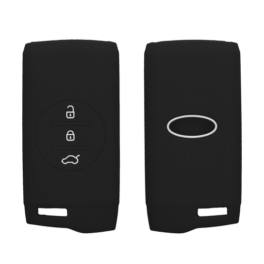 kwmobile Autoschlüssel Silikon Hülle kompatibel mit DR 6.0 / DR 5.0 - Schlüsselhülle in Schwarz Schwarz  