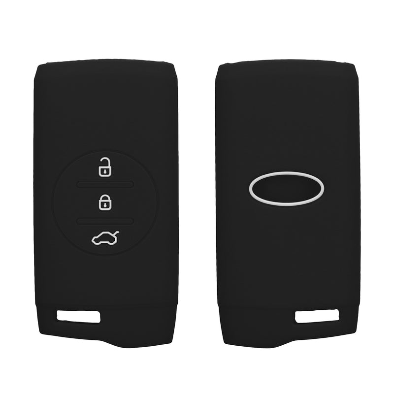 kwmobile Autoschlüssel Silikon Hülle kompatibel mit DR 6.0 / DR 5.0 - Schlüsselhülle in Schwarz Schwarz  