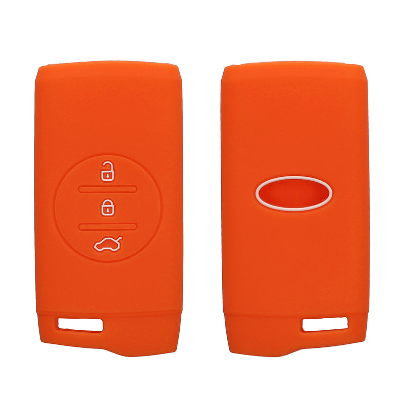 kwmobile Autoschlüssel Silikon Hülle kompatibel mit DR 6.0 / DR 5.0 - Schlüsselhülle in Orange Orange  