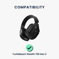 kwmobile Ear Pads for Turtle Beach Stealth 700 Gen 2 Replacement Earpads Headphone Spare Parts Headphone Replacement Pads Over Ear Headphones