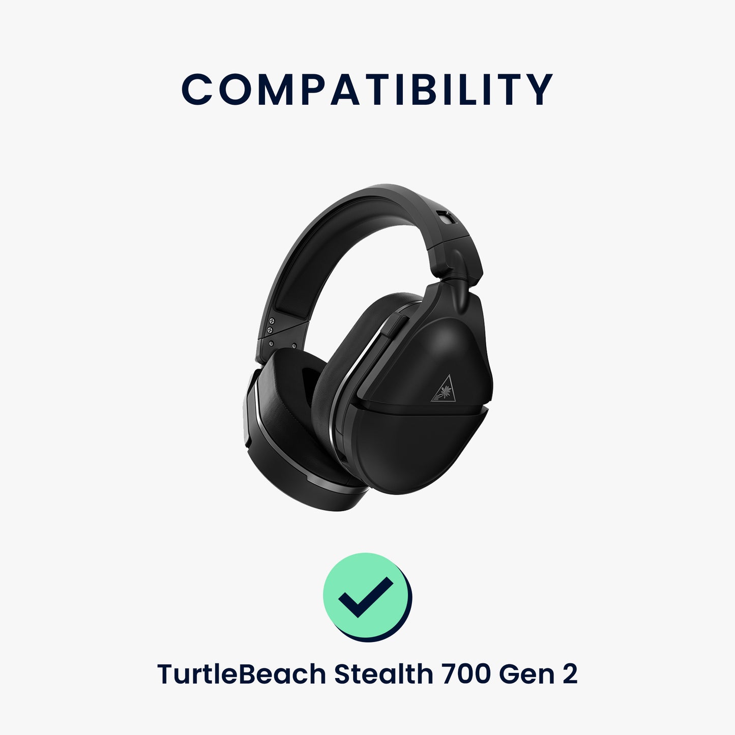 kwmobile Ear Pads for Turtle Beach Stealth 700 Gen 2 Replacement Earpads Headphone Spare Parts Headphone Replacement Pads Over Ear Headphones