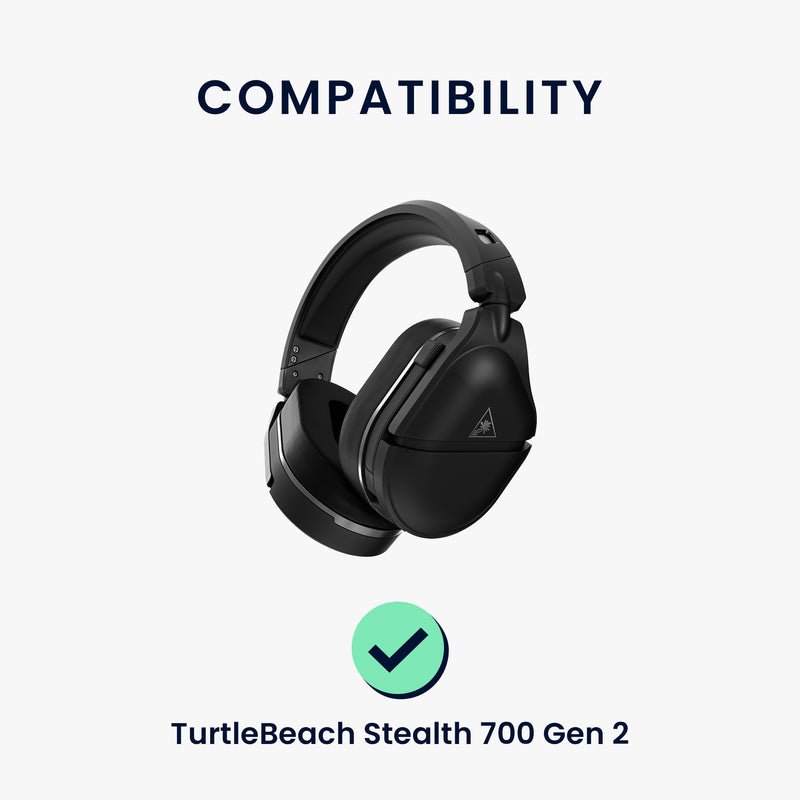 kwmobile Ear Pads for Turtle Beach Stealth 700 Gen 2 Replacement Earpads Headphone Spare Parts Headphone Replacement Pads Over Ear Headphones