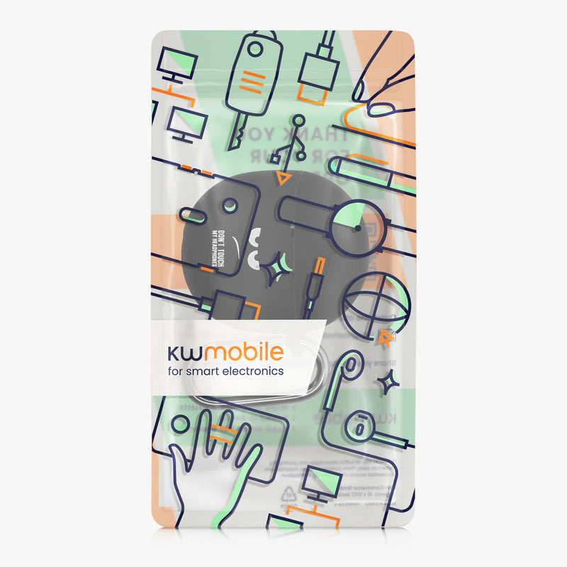 Silicone Case for Google Pixel Buds 2A Don't Touch My Headphones Design
