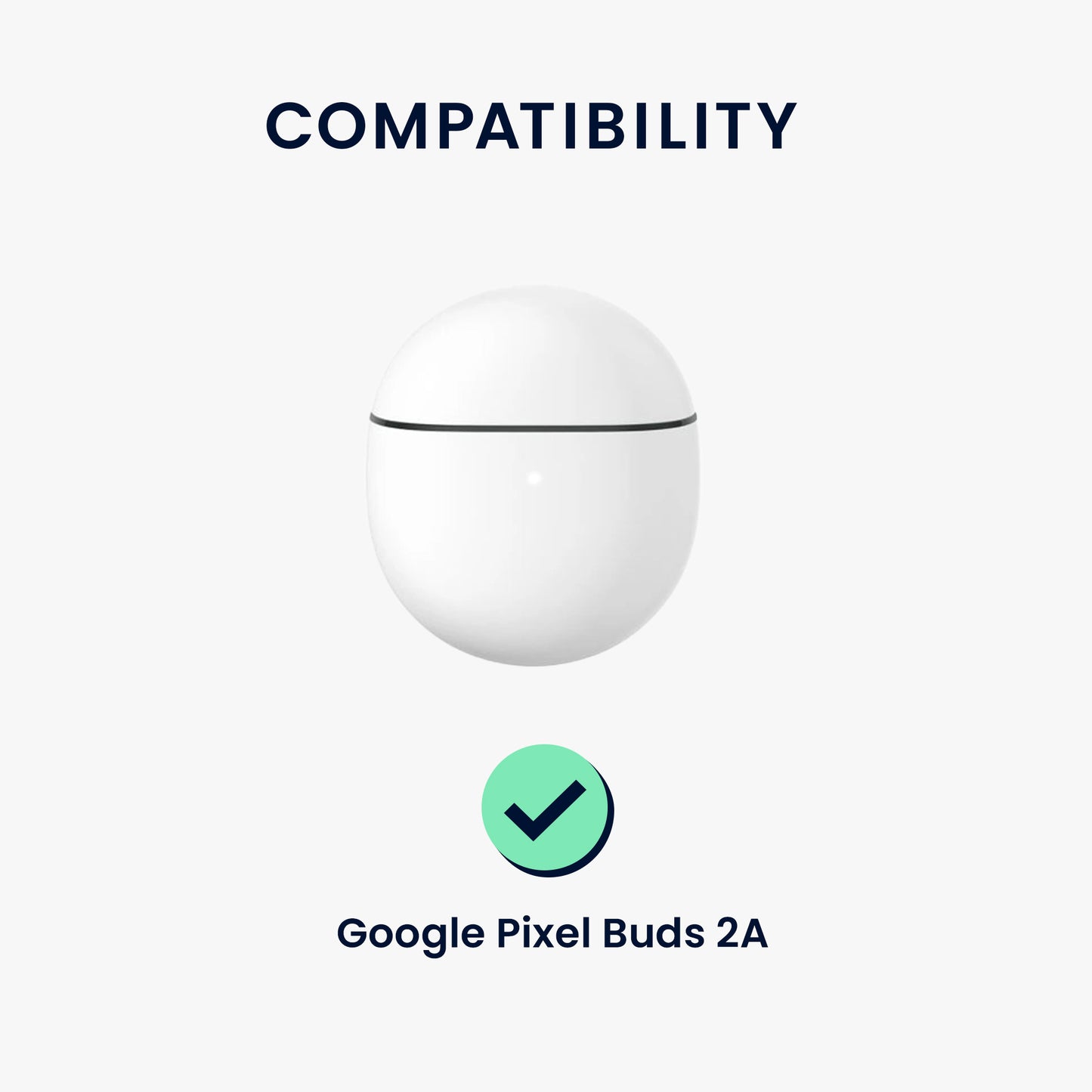 Silicone Case for Google Pixel Buds 2A Don't Touch My Headphones Design