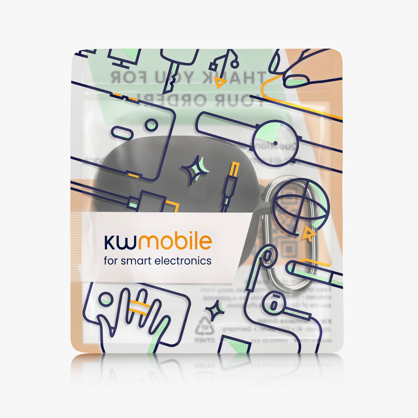 kwmobile Case Compatible with Baseus BP1 Pro Headphones