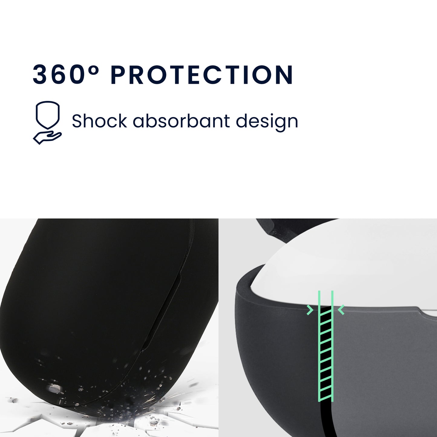 kwmobile Case Compatible with Baseus BP1 Pro Headphones