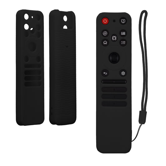 kwmobile Hülle Fernbedienung kompatibel mit LG MR25GA (2025) Hülle - Silikon Case für TV Zubehör in Schwarz Schwarz  