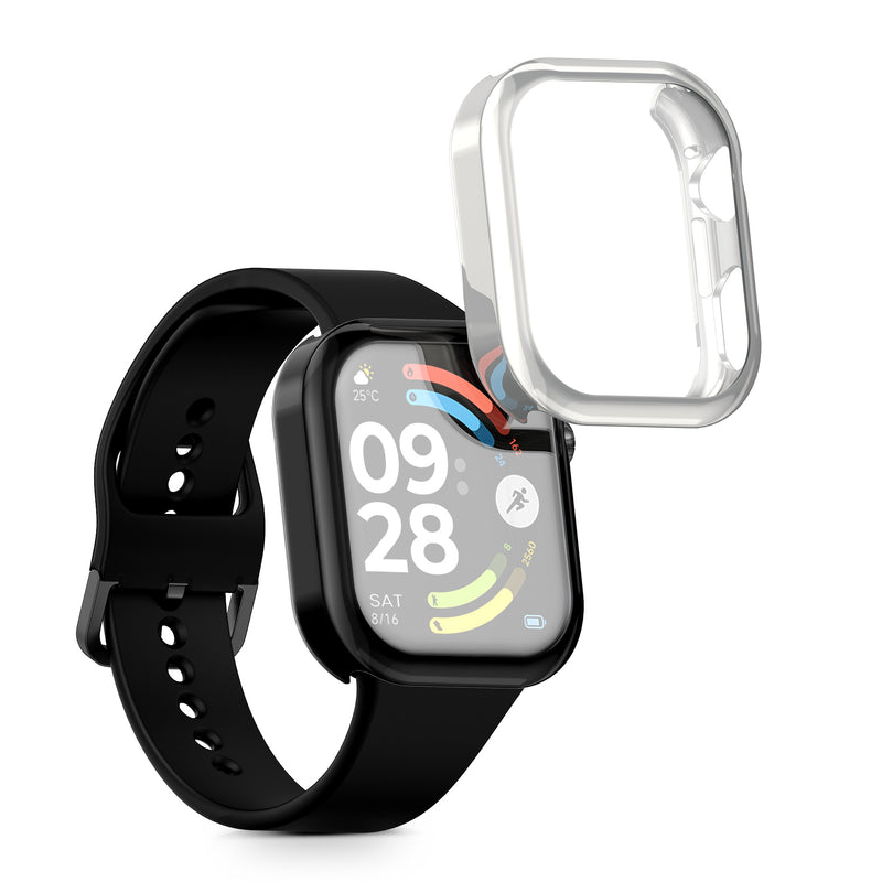 kwmobile Protective Case for Xiaomi Redmi Watch 6 Fullbody Display Cover Set