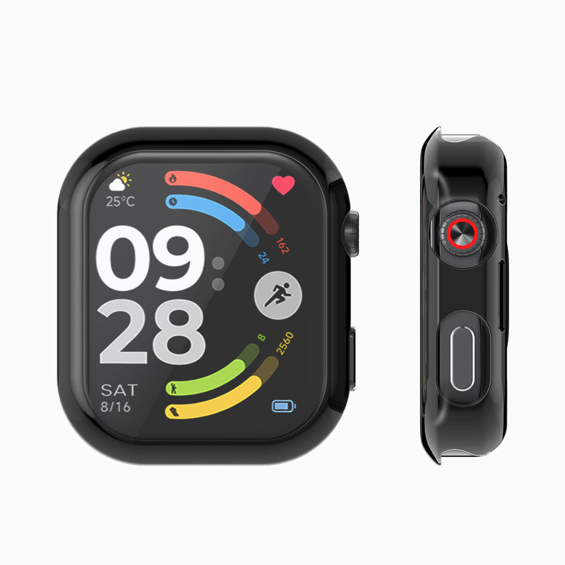 kwmobile Protective Case for Xiaomi Redmi Watch 6 Fullbody Display Cover Set