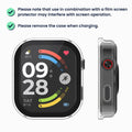 kwmobile Glass Case for Xiaomi Redmi Watch 6 Protective Cover Fullbody Fitness Tracker Case Set