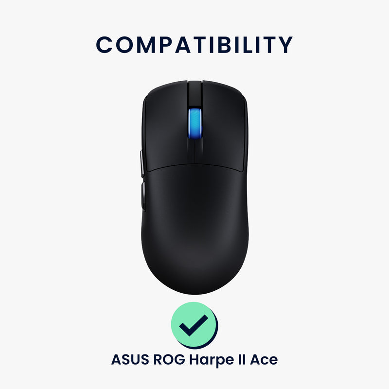 kwmobile Mouse Feet Sticker compatible with ASUS ROG Harpe II Ace Replacement Gliders Mouse Feet Precision Fit Mouse Glides