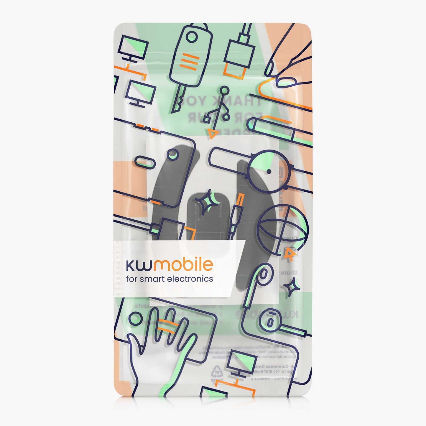 kwmobile Mouse Feet Sticker compatible with Razer DeathAdder V2 Replacement Gliders - Precisely Fitting Mouse Feet - Mouse Glides