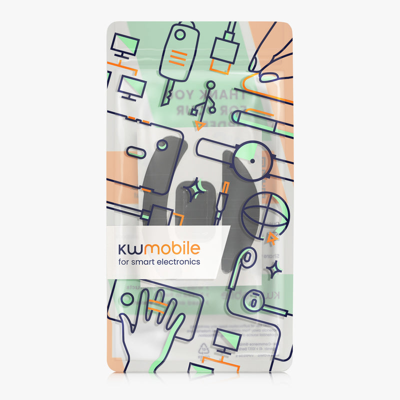 kwmobile Mouse Feet Sticker compatible with Razer DeathAdder V2 Replacement Gliders - Precisely Fitting Mouse Feet - Mouse Glides