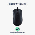 kwmobile Mouse Feet Sticker compatible with Razer DeathAdder V2 Replacement Gliders - Precisely Fitting Mouse Feet - Mouse Glides
