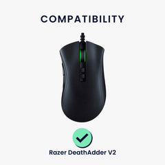 kwmobile Mouse Feet Sticker kompatibel mit Razer DeathAdder V2 Ersatz Glider - Mausfüße passgenau - Maus Glides