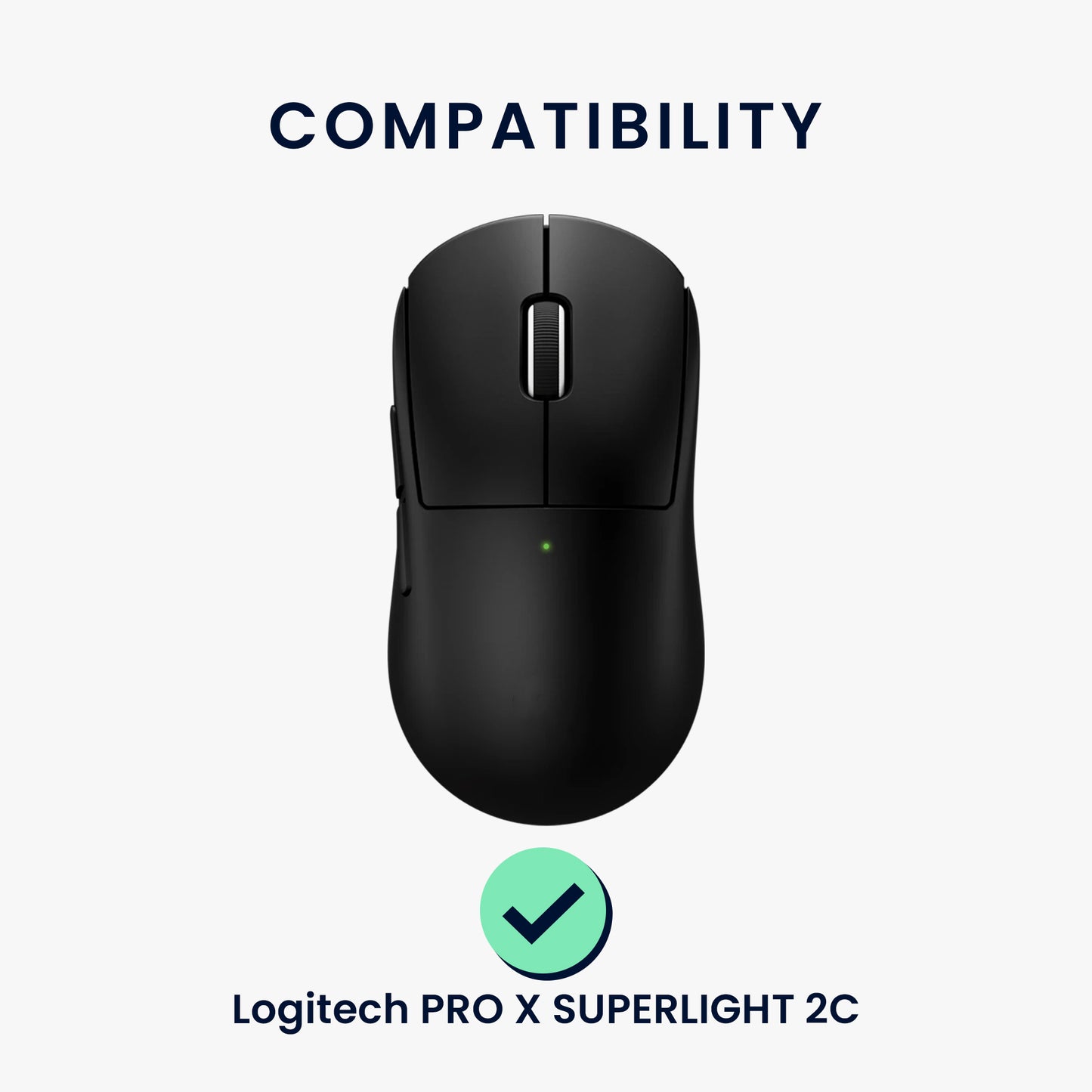 kwmobile Mouse Feet Sticker compatible with Logitech PRO X SUPERLIGHT 2C Replacement Glider Mouse Feet precise fit Mouse Glides