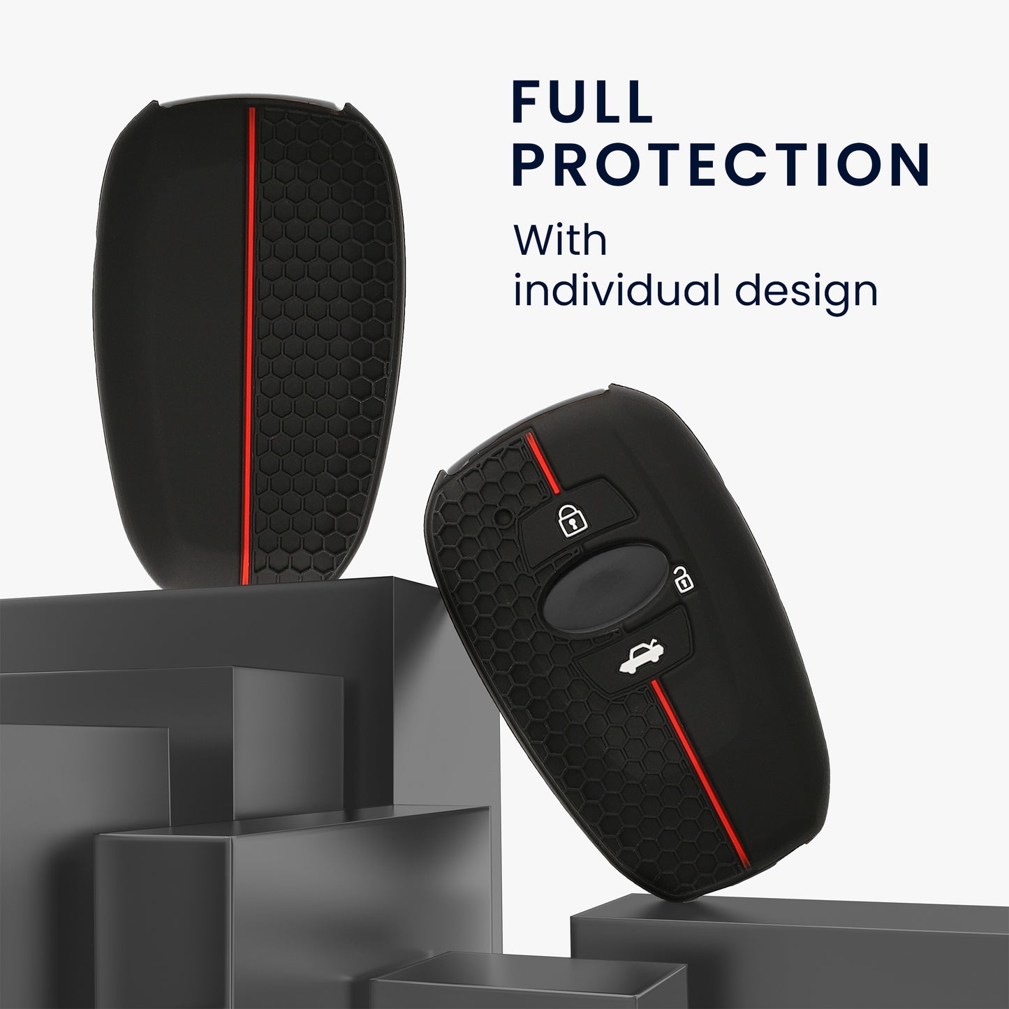 kwmobile Car Key Protection Cover compatible with Subaru Forester Impreza Cross BRZ Legacy B4 XV Case