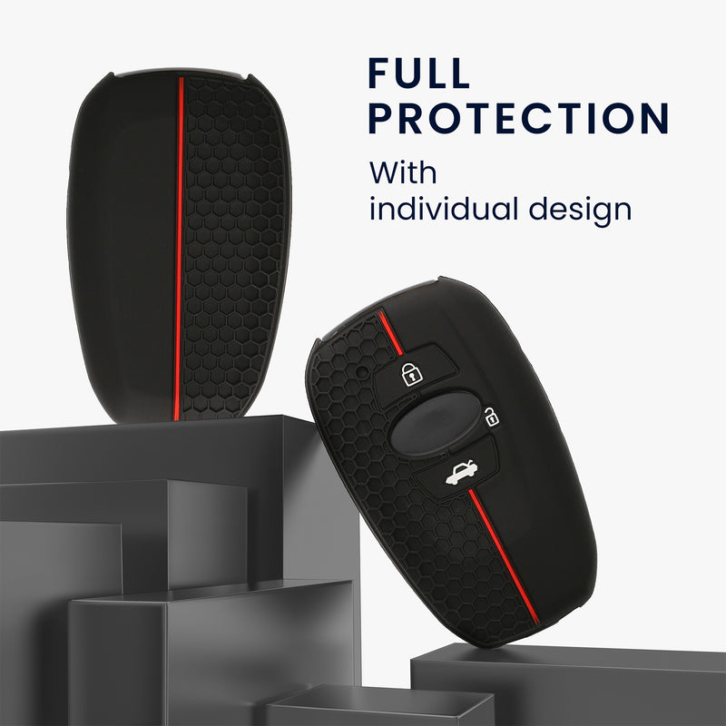 kwmobile Car Key Protection Cover compatible with Subaru Forester Impreza Cross BRZ Legacy B4 XV Case