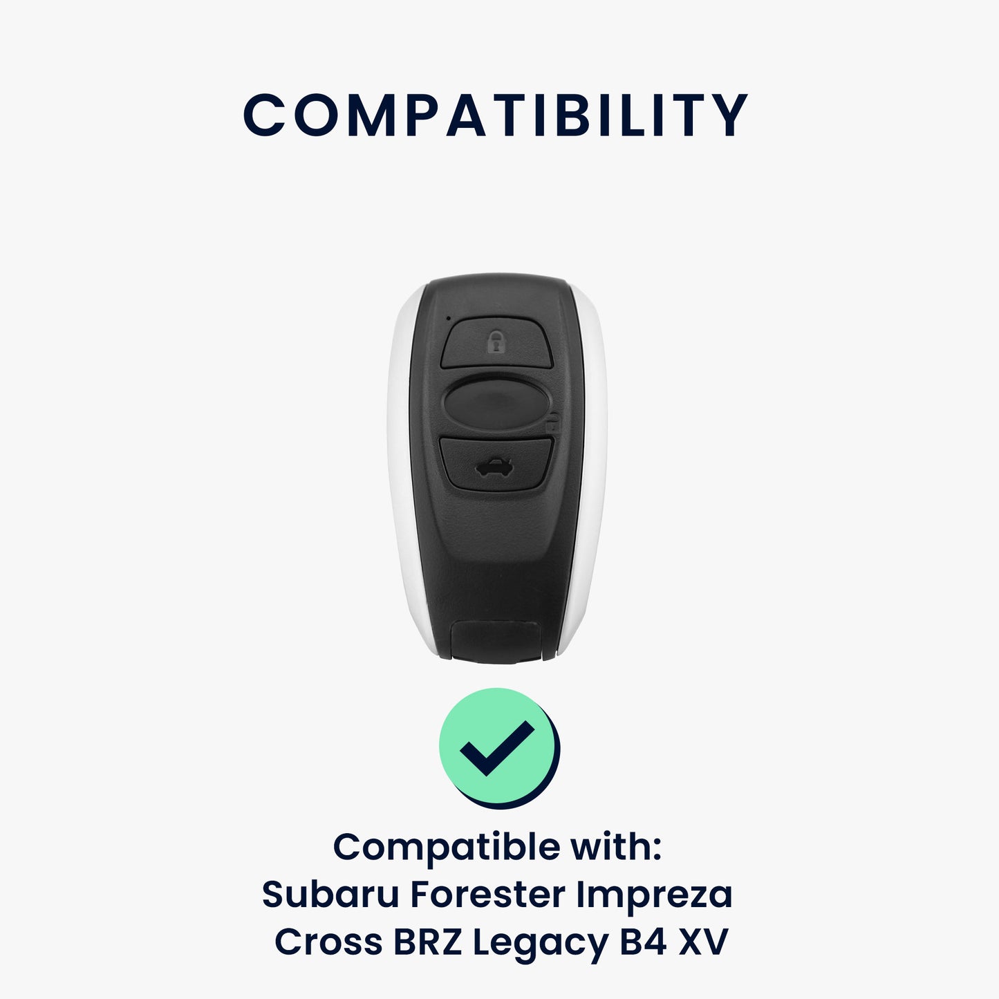 kwmobile Car Key Protection Cover compatible with Subaru Forester Impreza Cross BRZ Legacy B4 XV Case
