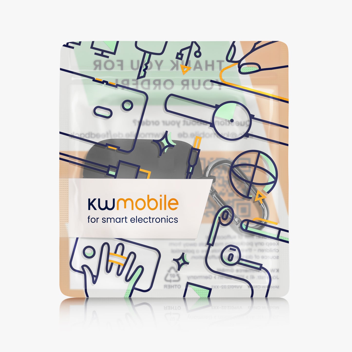 kwmobile Case compatible with Anker Soundcore C50i Headphones