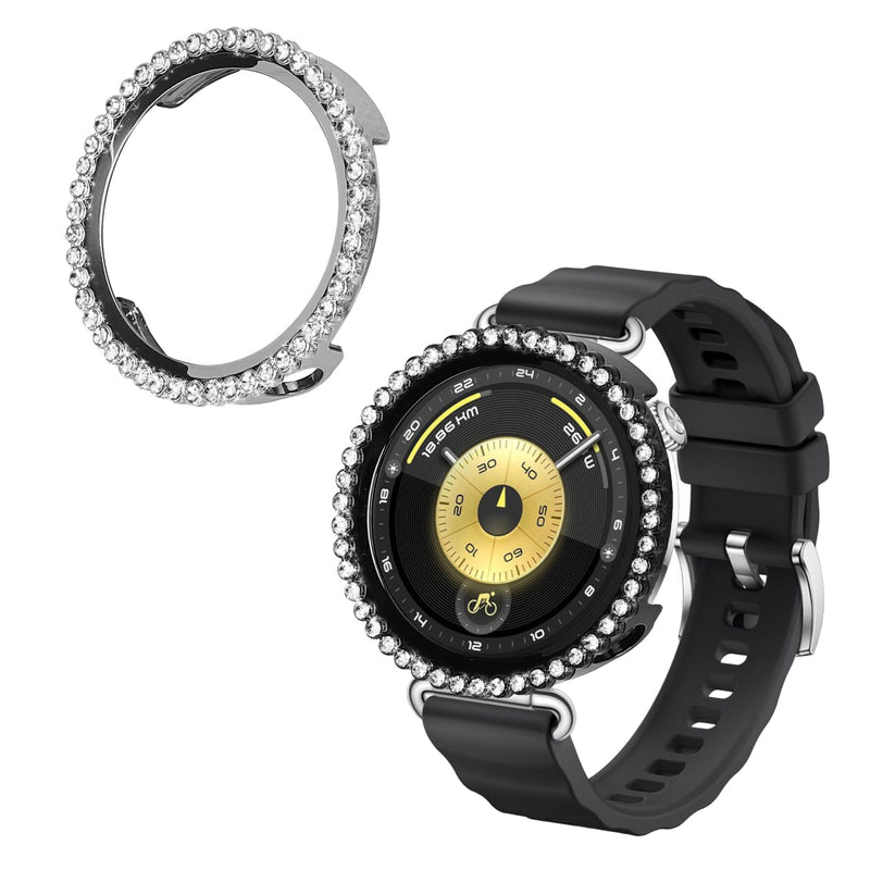 kwmobile Protective Case Protection Frame Accessories Compatible with Huawei Watch GT6 41mm / GT5 41mm / Watch GT4 41mm Glitter