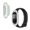 kwmobile 2x Kunststoff Hülle kompatibel mit Xiaomi Mi Band 10 / Mi Band 9 / 8 Schutzhülle Schutzrahmen - Glitzer Schutz Zubehör in Pastellgrün Hellblau Pastellgrün  