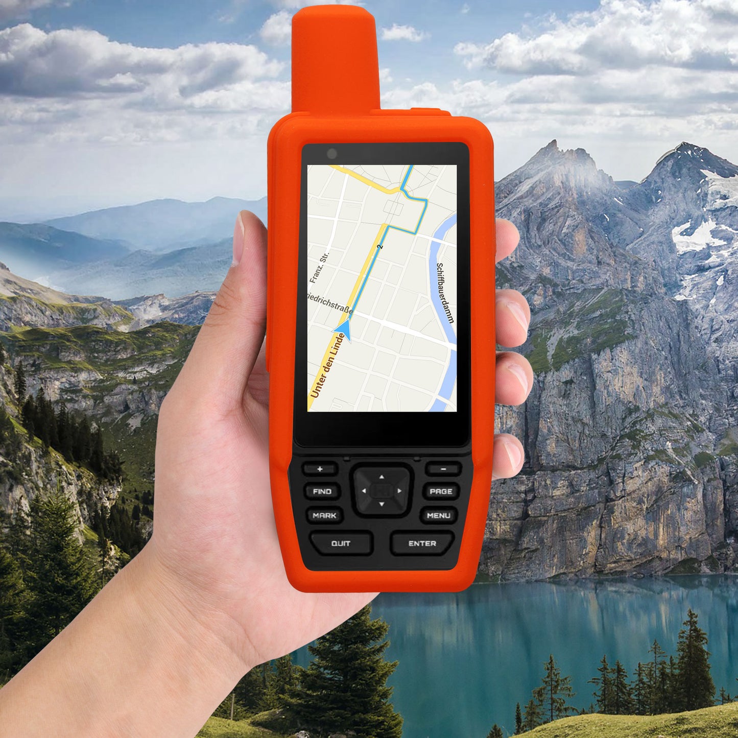 kwmobile Case Compatible with Garmin GPSMAP H1 - Protective Cover for GPS Handheld Device