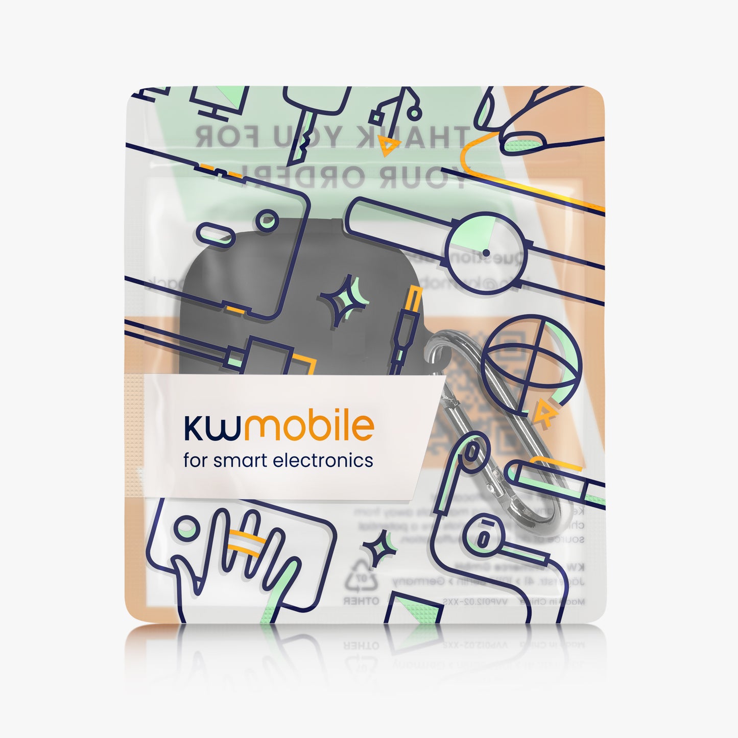 kwmobile Case compatible with Anker Soundcore P31i / Soundcore R60iNC Headphones