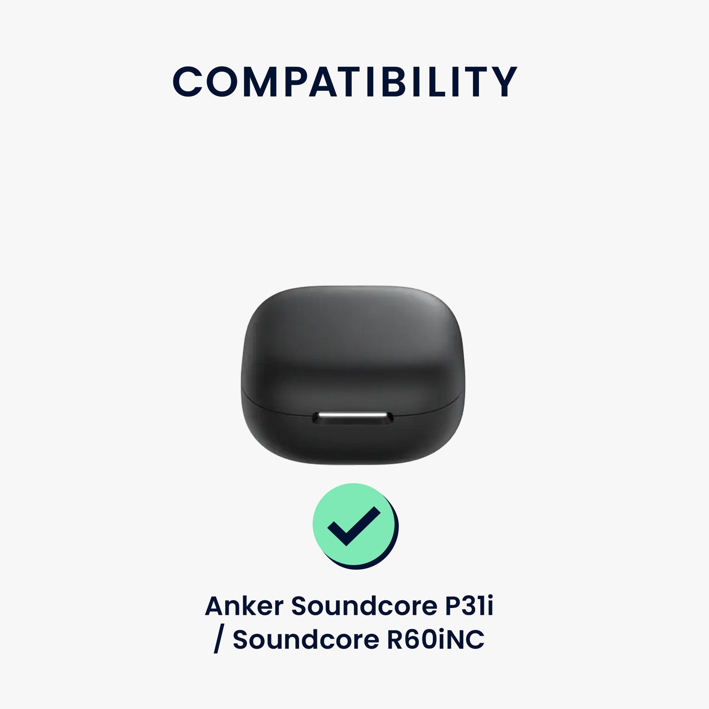 kwmobile Case compatible with Anker Soundcore P31i / Soundcore R60iNC Headphones