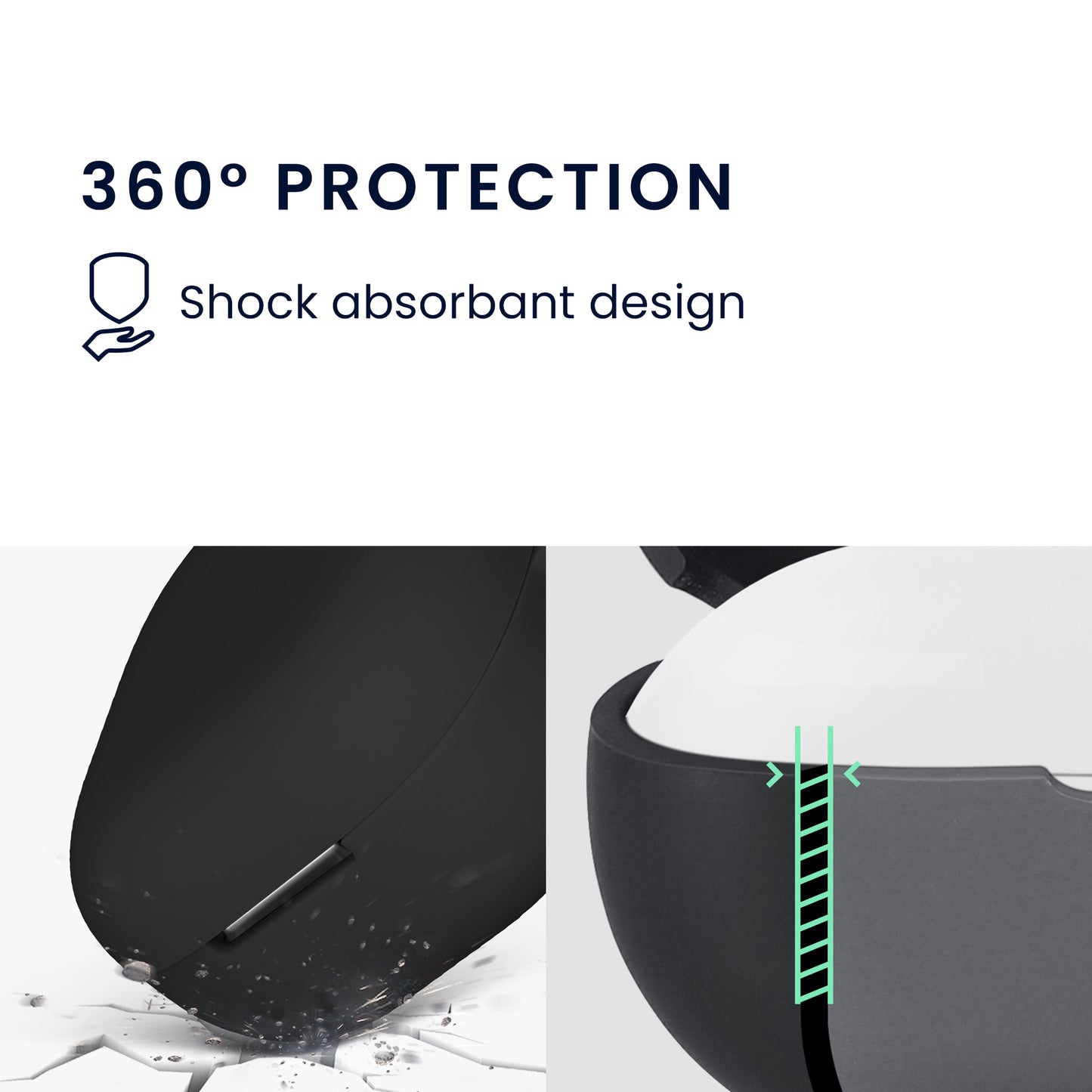 kwmobile Case compatible with Anker Soundcore P31i / Soundcore R60iNC Headphones