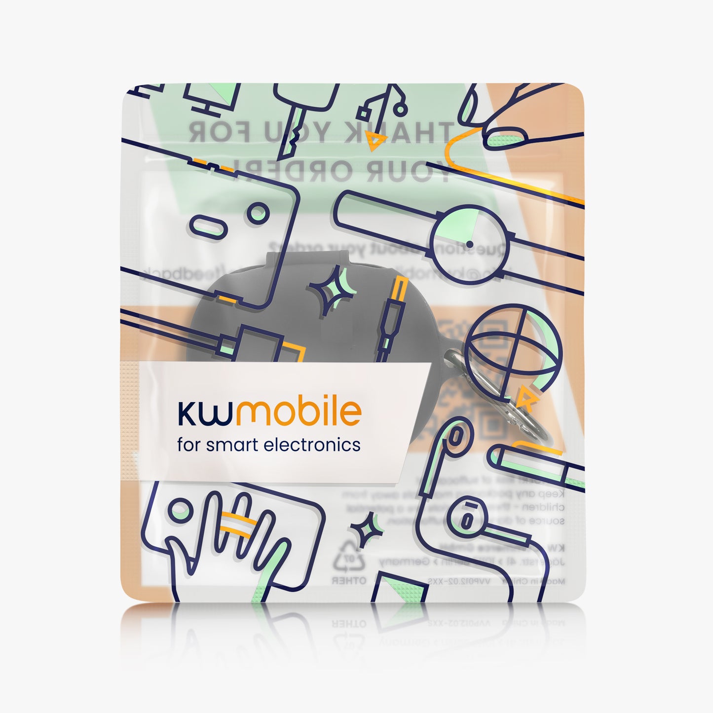 kwmobile Case compatible with JBL SENSE PRO Headphones