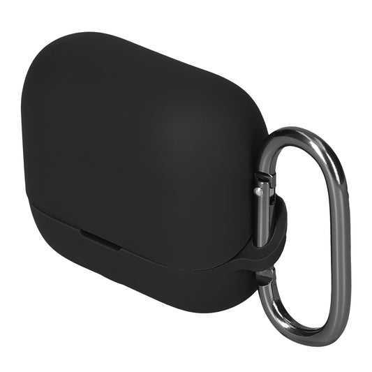 kwmobile Hülle kompatibel mit EarFun Air Pro 4+ / Air Pro 4 Plus Kopfhörer - Silikon Schutzhülle Etui Case Cover Schoner in Schwarz Schwarz  
