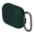 kwmobile Hülle kompatibel mit EarFun Air Pro 4+ / Air Pro 4 Plus Kopfhörer - Silikon Schutzhülle Etui Case Cover Schoner in Dunkelgrün Dunkelgrün  