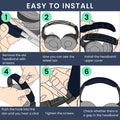 kwmobile Replacement Headband Pads Compatible with Microsoft Xbox Wireless Headphones Replacement Pads