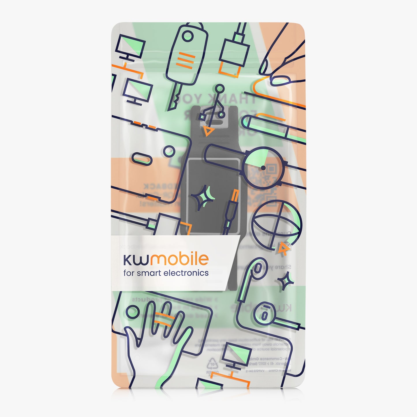 kwmobile Silicone Watch Strap for Amazfit Helio Strap - Replacement Band for Fitness Tracker - Smartwatch Replacement Strap