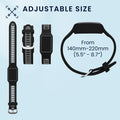 kwmobile Silicone Watch Strap for Amazfit Helio Strap - Replacement Band for Fitness Tracker - Smartwatch Replacement Strap