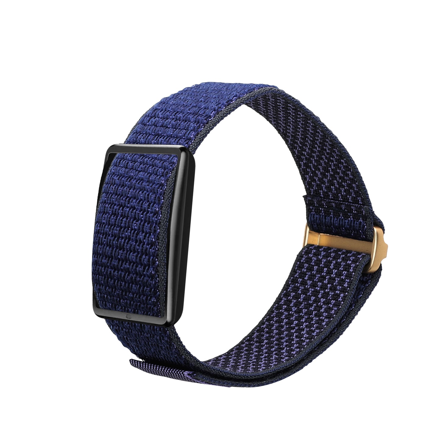 kwmobile Armband kompatibel mit Polar Loop - Nylon Fitnesstracker Sportarmband Band in Dunkelblau - Innenmaße von 14 - 22 cm Dunkelblau  