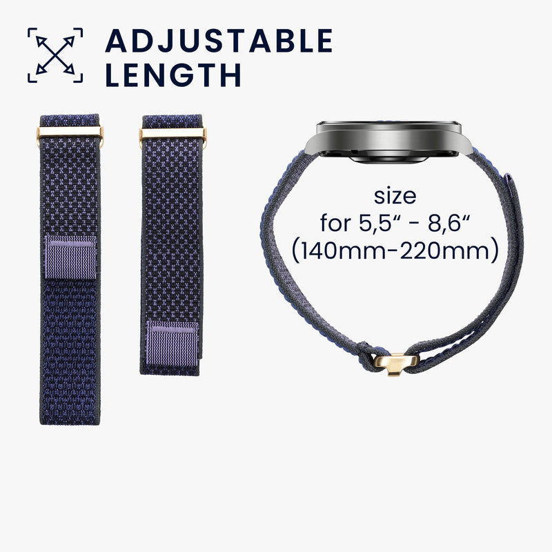 kwmobile Strap compatible with Polar Loop Fitness Tracker Sport Bracelet Band Inner dimensions from 14 - 22 cm