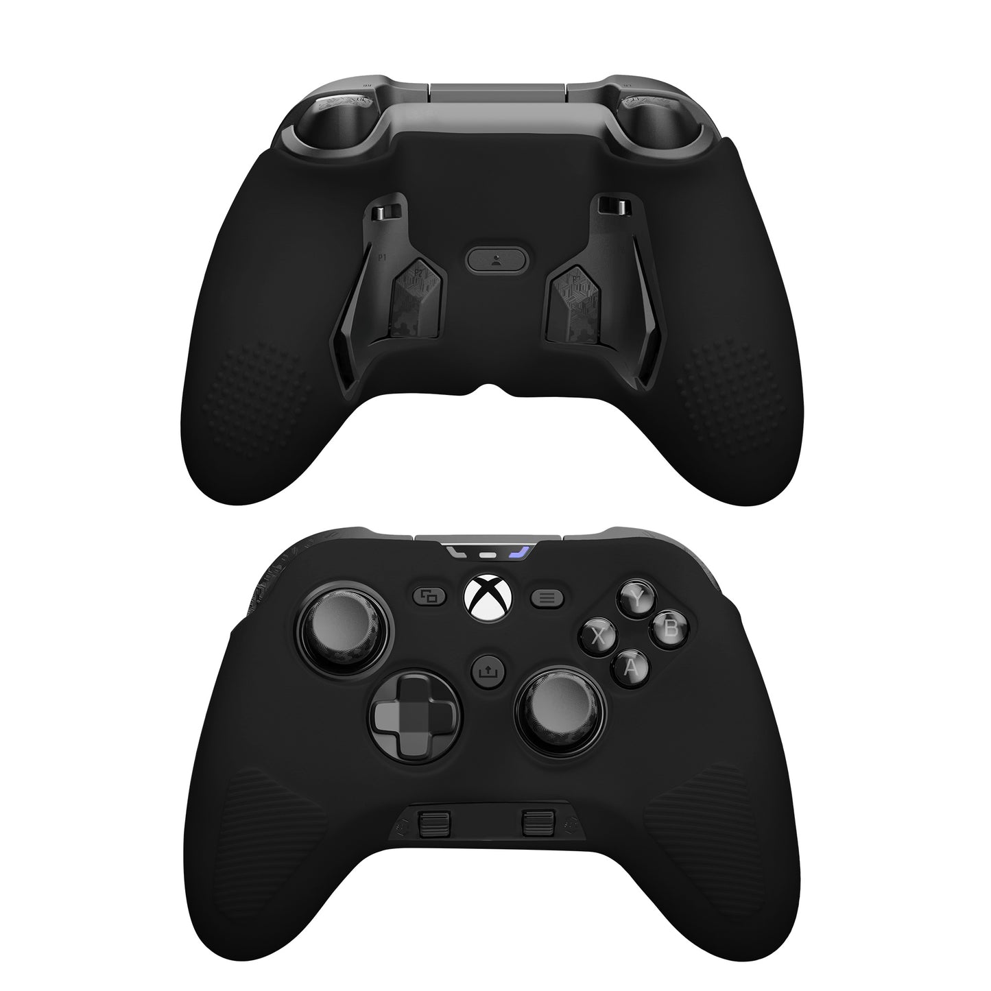 kwmobile flexibles Silikon Case kompatibel mit SCUF VALOR PRO Hülle - Schutzhülle für Handheld Konsole - Schwarz Schwarz  [dsg01]