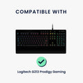 kwmobile Keyboard Cover compatible with Logitech G213 Prodigy Gaming Keyboard Case - Dust Cover with Zipper - Keyboard Cover