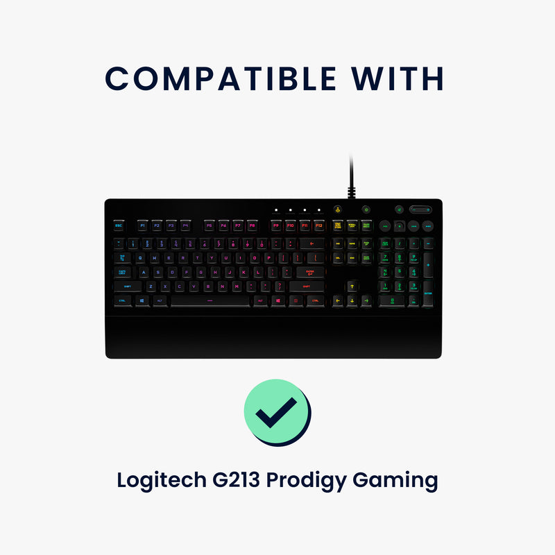 kwmobile Keyboard Cover compatible with Logitech G213 Prodigy Gaming Keyboard Case - Dust Cover with Zipper - Keyboard Cover