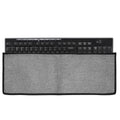 kwmobile Tastaturabdeckung kompatibel mit Logitech MK270 Wireless Tastatur Hülle - Staubschutz Abdeckung mit Reißverschluss - Keyboard Cover in Dunkelgrau Dunkelgrau  