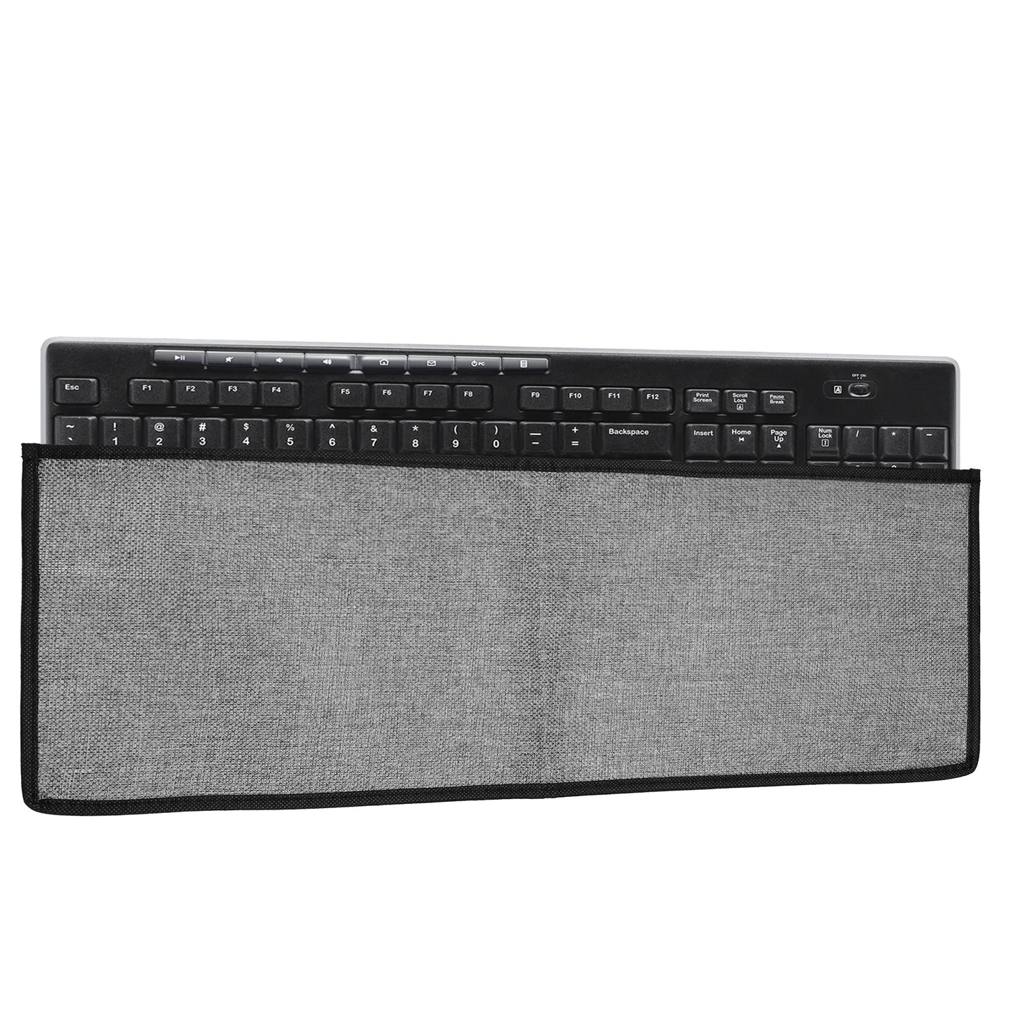 kwmobile Keyboard Cover compatible with Logitech MK270 Wireless Keyboard Case - Dust Protection Cover with Zipper - Keyboard Cover