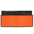 kwmobile Tastaturabdeckung kompatibel mit Logitech MK270 Wireless Tastatur Hülle - Staubschutz Abdeckung mit Reißverschluss - Keyboard Cover in Orange Orange  
