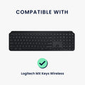 kwmobile Keyboard Cover compatible with Logitech MX Keys Wireless Keyboard Case - Dust Cover with Zipper - Keyboard Cover