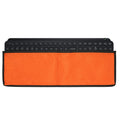 kwmobile Tastaturabdeckung kompatibel mit Logitech MX Keys Wireless Tastatur Hülle - Staubschutz Abdeckung mit Reißverschluss - Keyboard Cover in Orange Orange  
