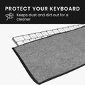 Zippered keyboard cover