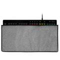 kwmobile Tastaturabdeckung kompatibel mit Universal Keyboard (L) Tastatur Hülle - Staubschutz Abdeckung mit Reißverschluss - Keyboard Cover in Dunkelgrau Dunkelgrau  