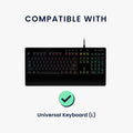 kwmobile Keyboard Cover compatible with Universal Keyboard Keyboard Case Dust Cover with Zipper Keyboard Cover